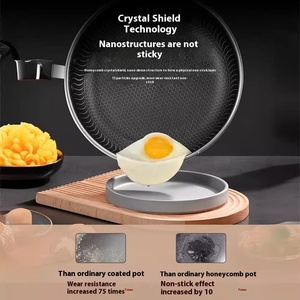 Wok antiadhésif en acier inoxydable 316 nouvelle poêle à frire lourde domestique avec Maifanite pour la cuisine <span class=keywords><strong>ou</strong></span> les hôtels - Product Image 3