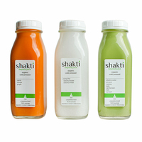 Bouteilles en verre carrées transparentes personnalisées avec logo, 300ml, 350ml, 500ml, avec bouchon à vis hermétique pour jus, eau, smoothies – Vente en gros