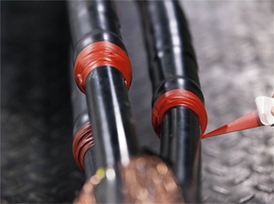 Nastro Isolante Elettrico Anti-Tracking ad Alte Prestazioni in Poliolefina Rossa Spessore 2mm Alta Tensione 220V Casac HB1103 MBA - Product Image 4