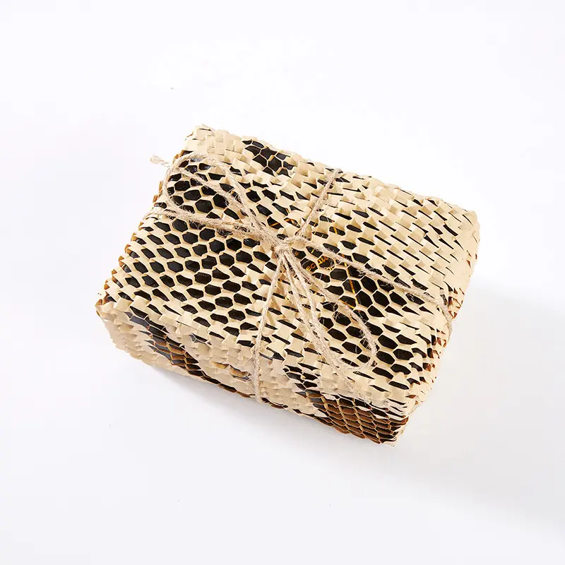 MU Hot Sale Recyclable Eco-Friendly Honeycomb Paper Kraft Packaging Paper Cushioning Honeycomb Paper