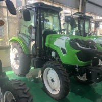 Nuevo Tractor con Motor Diésel de Alta Potencia, Cabina con Aire Acondicionado, Arranque Eléctrico, Transmisión por Engranajes, Caja de Cambios de Alta Eficiencia para
