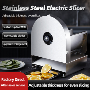 Khoai Tây Chip <span class=keywords><strong>Slicer</strong></span> thương mại Hướng dẫn sử dụng điện siêu mỏng Khoai Tây Chip máy hoàn toàn tự động trái cây cắt chanh <span class=keywords><strong>Slicer</strong></span> - Product Image 3