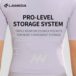 LAMEDA 定制女式骑行服短袖骑行服高弹力修身版型 - Product Image 5