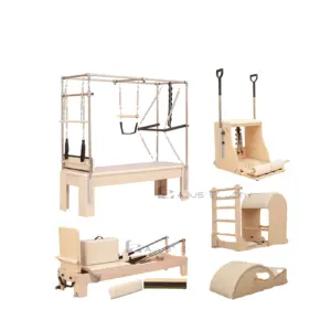 Wood Equipment Balance Machine Maple Bed Trapeze Table Pilates Cadillac Reformer Maple Set Pilates Equipments