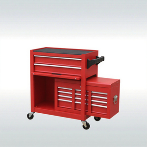 Chariot à outils robuste en fer à 5 tiroirs avec glissières à roulement à billes, personnalisable OEM, pour atelier de réparation automobile - Product Image 3