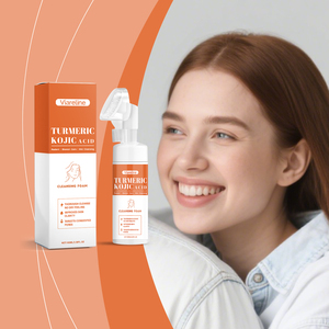 Espuma Limpiadora Facial de Cúrcuma y Ácido Kójico, Limpia la Piel del Rostro y Cuida Suavemente el Acné - Product Image 5