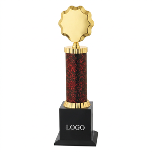 Premium POOJA GIFT CORPORATION Die Casting Metal Laser Engraved Trophy for Competition Winners for Promotional Giveaways - Product Image 1