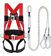 CE Queda Proteção Life Security Ajuste de <span class=keywords><strong>5</strong></span> Pontos Anel D Cintura Corpo Inteiro Cinto Elétrico cinto de segurança para o trabalho em altura - Product Image 4