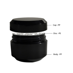 Lọ Sơn Móng Tay Màu Đen Hai Lớp Nhựa PP Rỗng Gel UV Đóng Gói Mỹ Phẩm Jar Kem Vít Màu Tùy Chỉnh Tròn - Product Image 5