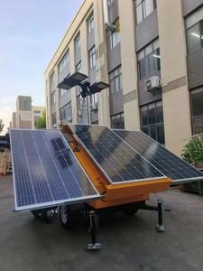 Kit de gestion de crise de caméras <span class=keywords><strong>sans</strong></span> <span class=keywords><strong>fil</strong></span> de poste de commandement mobile de remorque de surveillance solaire d'intervention d'urgence - Product Image 6