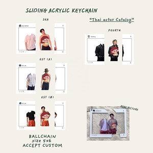 Expositor de acrílico OEM/ODM deslizante para merchandising de K-Pop y actores tailandeses, hecho por fans - Product Image 3
