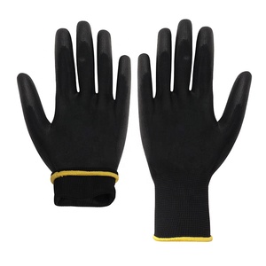 <span class=keywords><strong>PU</strong></span> recubierto jardín transpirable general hombres trabajo guantes de seguridad para la construcción - Product Image 2