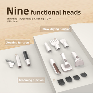 Tondeuse à cheveux électrique 9 en 1, ensemble d'<span class=keywords><strong>aspirateur</strong></span> et de sèche-cheveux pour <span class=keywords><strong>chien</strong></span> et chat - Product Image 2