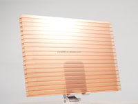 Plaque de polycarbonate alvéolaire à double paroi, isolante thermiquement, anti-UV, pour serre, lucarne, abri de voiture, auvent