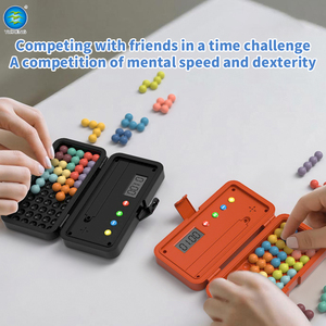 Jeu de blocs de construction éducatifs en plastique STEM, puzzles portables pour enfants, 36 niveaux, jouets d'apprentissage des mathématiques Montessori - Product Image 6