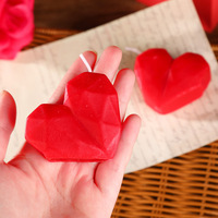 Herzförmige Kerzen Großhandel für den Hausgebrauch Handgefertigte Hochwertige Valentinstag Hochzeitsgeschenke Sojabohnen-Mischwachs China