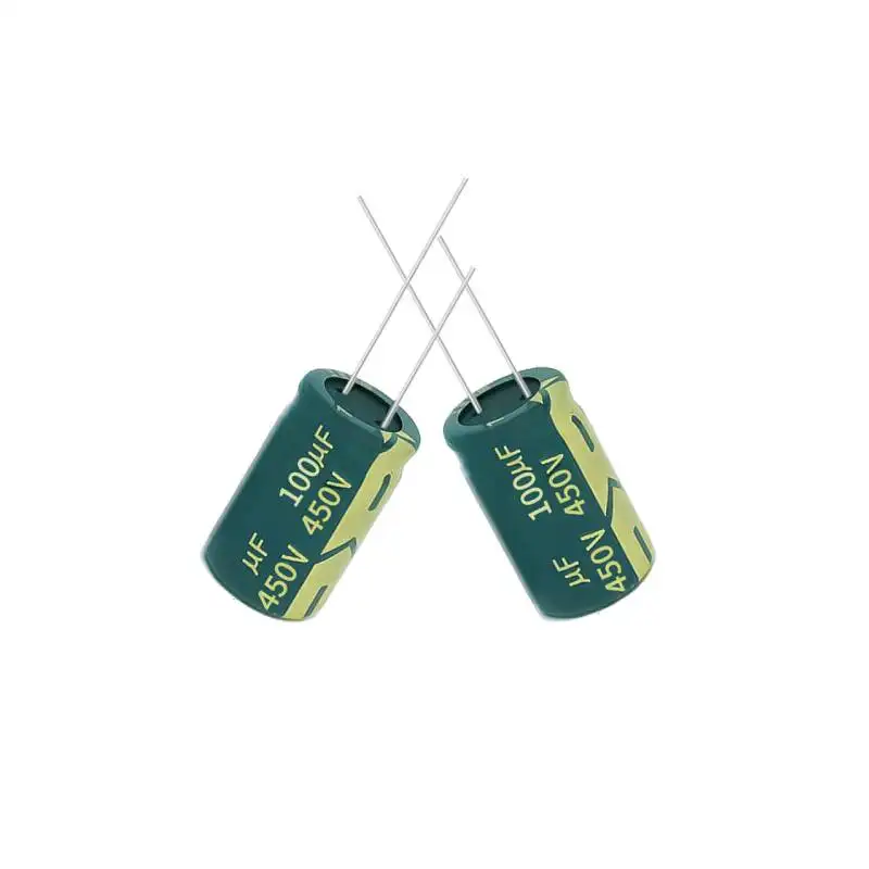 Electrolytic capacitor 450V100UF 18*30mm direct insertion high-frequency low resistance Aluminum Electrolytic Capacitor