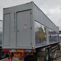 Conteneur minier ACT 40FT à refroidissement par air, 336 emplacements, ferme crypto, centre de données modulaire entièrement certifié, 1200KW, 70PH, PDU intelligent