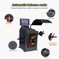 TONCTOOLS – Combo Classique Homologué CE : Démonte-pneus Inclinable et Équilibreuse de Roues à Mesure Automatique – Équipement de Service Automobile pour Garage