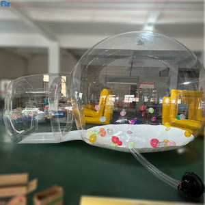 Şeffaf taşınabilir kabarık yüksek kaliteli kabarcık ev şişme havaya uçurmak balon ev havaya uçurmak kabarcık ev trambolin çocuklar için - Product Image 2