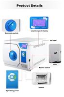 Sterilisator Uap Meja OSCAT 23L Kelas B untuk Klinik Hewan dengan Printer & Ekspor Data USB untuk Penggunaan Klinik Hewan EX-DGT