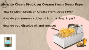 Alkaline Industriële Poeder Ontvetter Voor Restaurant Diepe Vet-Frituren Apparatuur - Product Image 2