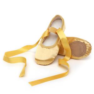 Ballerines en satin Octavia D3003, chaussures de <span class=keywords><strong>danse</strong></span> élégantes pour femmes, filles et enfants, dessus en satin, semelle extérieure en cuir véritable - Product Image 4