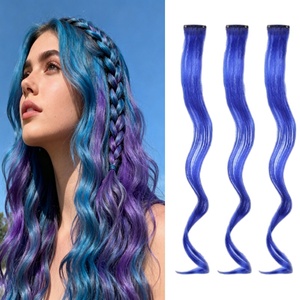 <span class=keywords><strong>ผม</strong></span>ต่อแ<span class=keywords><strong>บ</strong></span><span class=keywords><strong>บ</strong></span>คลิปหนีบ 20 นิ้ว ทำจากเส้นใยทนความร้อนสูง <span class=keywords><strong>สี</strong></span>รุ้งหลาก<span class=keywords><strong>สี</strong></span> แบ<span class=keywords><strong>บ</strong></span>ผมหยิกเป็น<span class=keywords><strong>ลอน</strong></span> วิกผมสังเคราะห์สำหรั<span class=keywords><strong>บ</strong></span>ผู้หญิง - Product Image 1