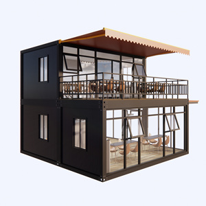 Casa Contenedor Personalizable, Casa Prefabricada, Panel Sándwich Ignífugo, Diseño de Paquete Plano, Uso para Apartamento/Oficina/Cafetería - Product Image 1