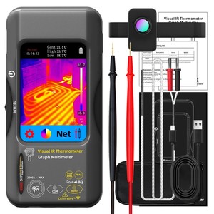 Caméra thermique HEDAO SH7 et multimètre numérique 2-en-1, caméra IR 20000 points, écran tactile, 15 modes de fausse couleur - Product Image 4