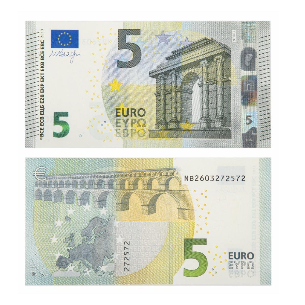 Valeur nominale Euro -5