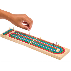 Bộ trò chơi bảng <span class=keywords><strong>cribbage</strong></span> W/lưu trữ-Trò chơi bàn vui nhộn với bảng gỗ cho người lớn và trẻ em-Lý tưởng cho đêm trò chơi, du lịch (từ 8 tuổi trở lên) - Product Image 6