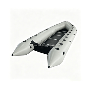 <span class=keywords><strong>Bateau</strong></span> pneumatique robuste en gros pour l'Europe, en PVC épais renforcé, avec grand tube flottant, plancher en bois et aluminium, 7m-10m, avec moteur hors-bord - Product Image 1