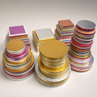 Plateau à gâteau double face en gros, toutes tailles, couleurs personnalisées, logo sur mesure, carton de qualité alimentaire, base de tambour à gâteau pour boulangerie, usine OEM