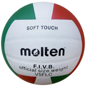 Balón de <span class=keywords><strong>Voleibol</strong></span> Azul de Oferta Caliente Calidad Profesional Súper Fibra Tacto Suave Cuero PU Logo Personalizado <span class=keywords><strong>Molten</strong></span> NCAA 5000 Tamaño 5 - Product Image 5