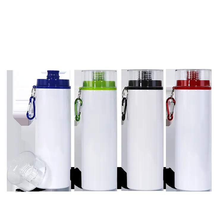 750ML bunte Sublimation leere Aluminium-Wasser flasche Benutzer definiertes Logo Sport-Wasser flaschen für Kinder Kinder