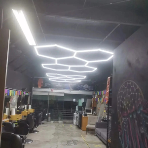 Luz de teto LED de alto lúmen com 5 luzes hexagonais para garagem e oficina de lavagem de carros - Product Image 2