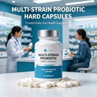 Capsules dures probiotiques, favorisent l'équilibre de la flore intestinale et le confort digestif