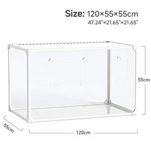<span class=keywords><strong>Cage</strong></span> à hamster en gros, personnalisée, transparente, grand espace, habitat pour hamster 100 cm, <span class=keywords><strong>cage</strong></span> pour animaux de compagnie en acrylique à assembler - Product Image 4