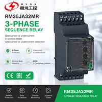 Relais de surveillance de tension triphasé RM35TF30, détection de perte de phase, de séquence de phase et d'asymétrie, relais de contrôle multifonction AC