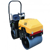 Prix du rouleau compresseur routier de chantier, mini rouleau compresseur de 2 tonnes