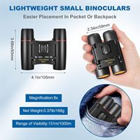 Binoculares compactos plegables portátiles 8x21 visión nocturna para observación de aves Camping senderismo al aire libre telescopios profesionales remotos
