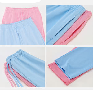 กางเกงวอร์มผ้าเทอร์รี่ 430 กรัม แบรนด์แฟชั่น ทันสมัย สวมใส่ได้ทั้งแบบกลุ่มและส่วนตัว สไตล์ลำลอง สีพื้น ทรงตรงขายาว พิมพ์โลโก้ได้ - Product Image 3