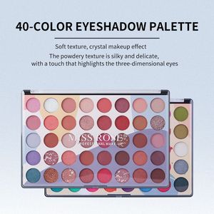 MISS ROSE 40 colori netti 52g di lunga durata shimmer professionale trucco opaco ombretto - Product Image 5