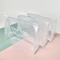 Nouveaux Produits Sacs Cosmétiques Imprimés ou Unis Transparents PVC Étanche Mignons pour Maquillage de Voyage