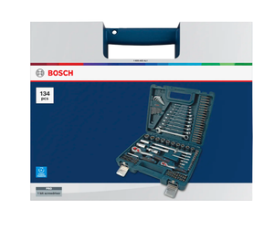 Kit d'outils de fixation complet de 134 pièces, ensemble de clés à douilles à <span class=keywords><strong>cliquet</strong></span> pour la réparation mécanique automobile et domestique - Product Image 2