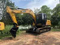 Excavatrice SANY SY95C Pro d'occasion, mini-excavatrice sur chenilles de 9 tonnes, avec peu d'heures de travail, en bon état, à vendre