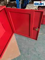 Armoire de rangement pour enrouleur de tuyau d'incendie avec serrure, en acier au carbone, équipement flexible de protection incendie et de lutte contre les incendies d'urgence