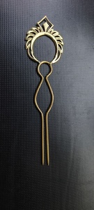 Pasador de Pelo Vintage con Halo de Sol, Color Dorado, Metal, Hecho a Mano, Accesorio Decorativo para el Cabello para Mujer - Product Image 3