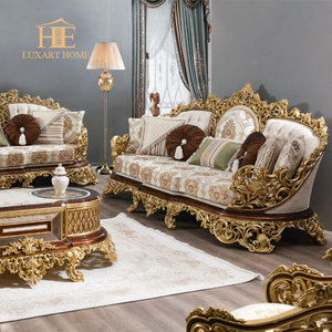 Canapé d'angle trois places de luxe de <span class=keywords><strong>marque</strong></span> <span class=keywords><strong>italienne</strong></span>, style classique européen, broderie royale, pour salon et maison - Product Image 2